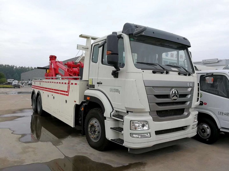 豪沃后八輪清障車拖吊聯體（一拖一）清障車